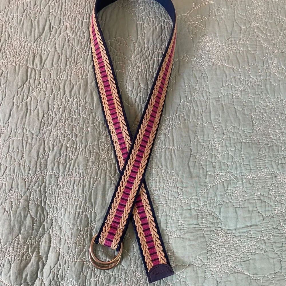 Relic Fossle woven multi colored belt retro M-L